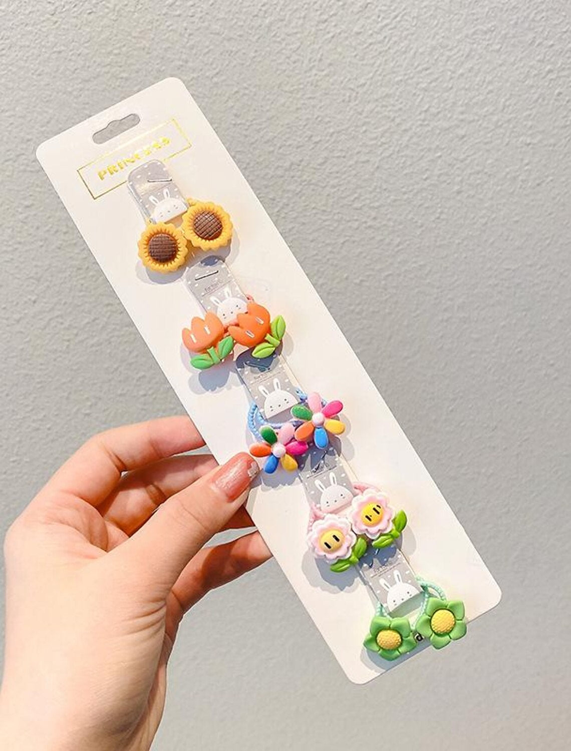 Aerba Children's Thumb Hair Loop With High Elasticity, Braided Leather Band, Baby's Elastic And Non Damaging Hair Cartoon Headband