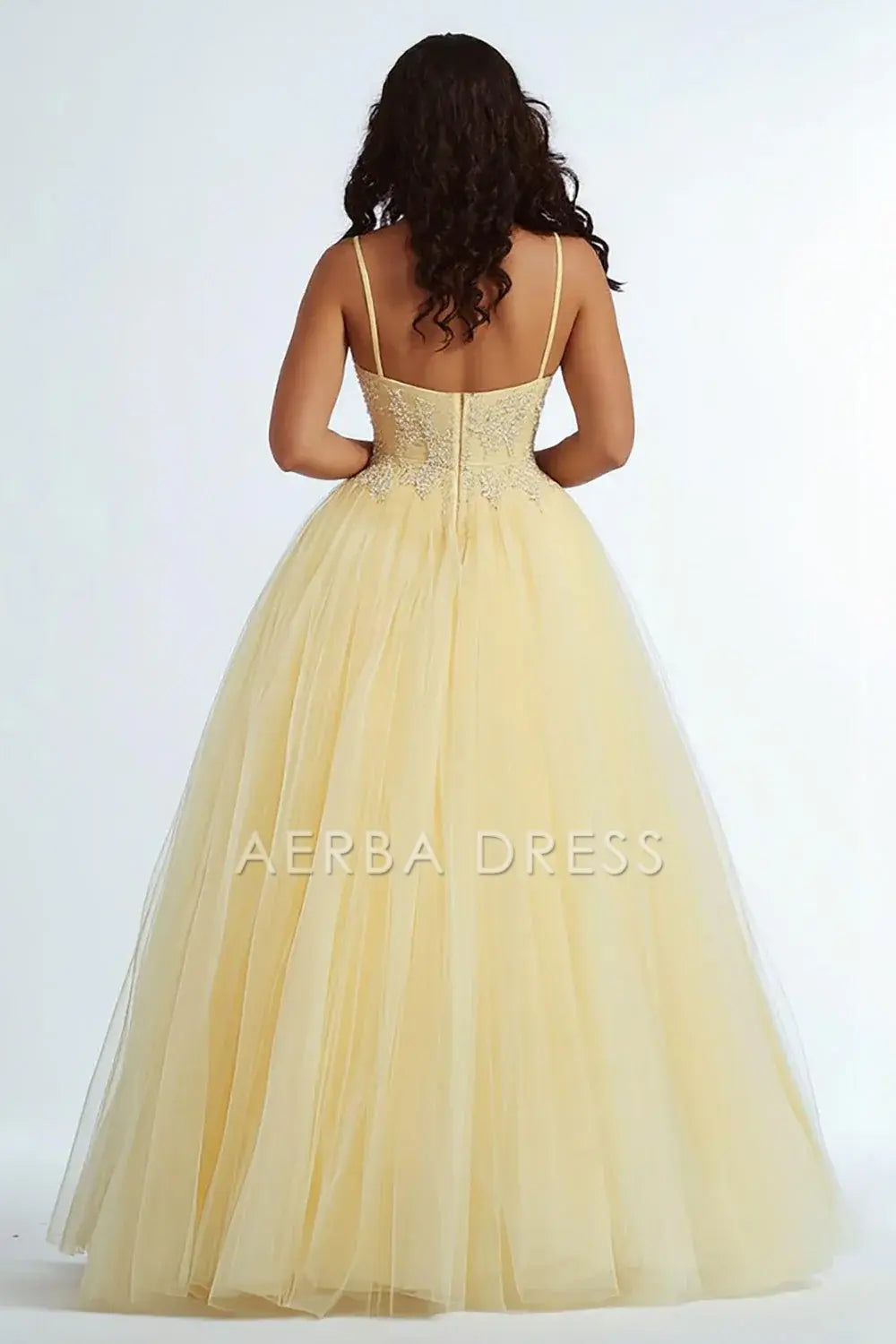 AERBA DRESS Formal Wear Dresses A Line Spaghetti Strap Sweetheart Long Plus Size With Appliques Elegant Prom Dress