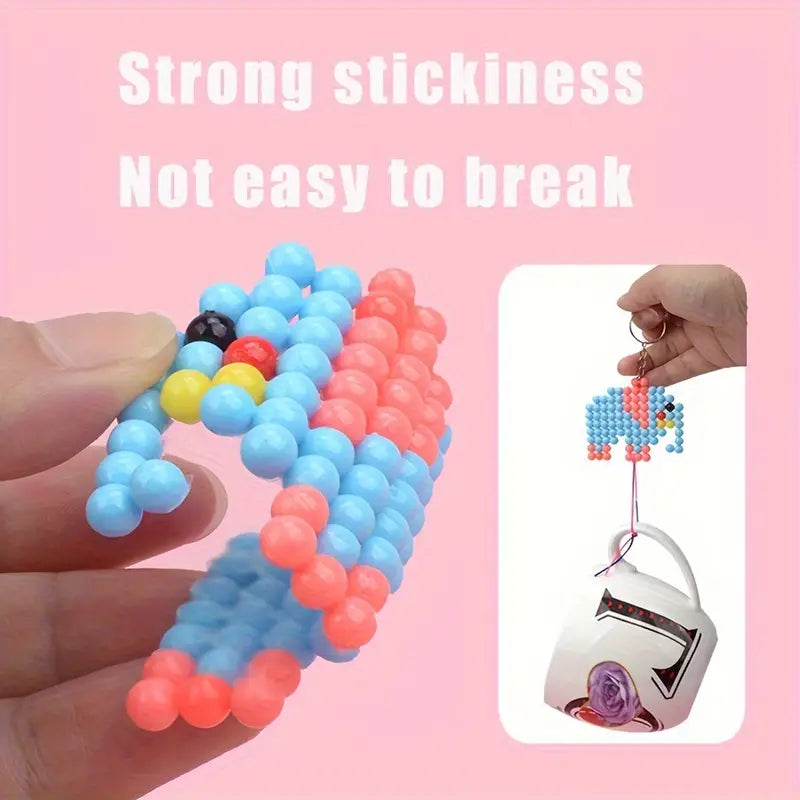 Aerba Water mist magic beads Boys and girls diy handmade peas Children's baby creative handmade kindergarten teaching Christmas gifts Thanksgiving gifts Birthday children's holiday gifts