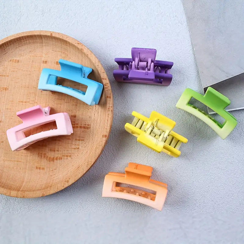 Aerba 6pcs Gradient Charm Hair Clip Set - Attractive Girls Accessories - Versatile & Cute Design for Everyday Styling