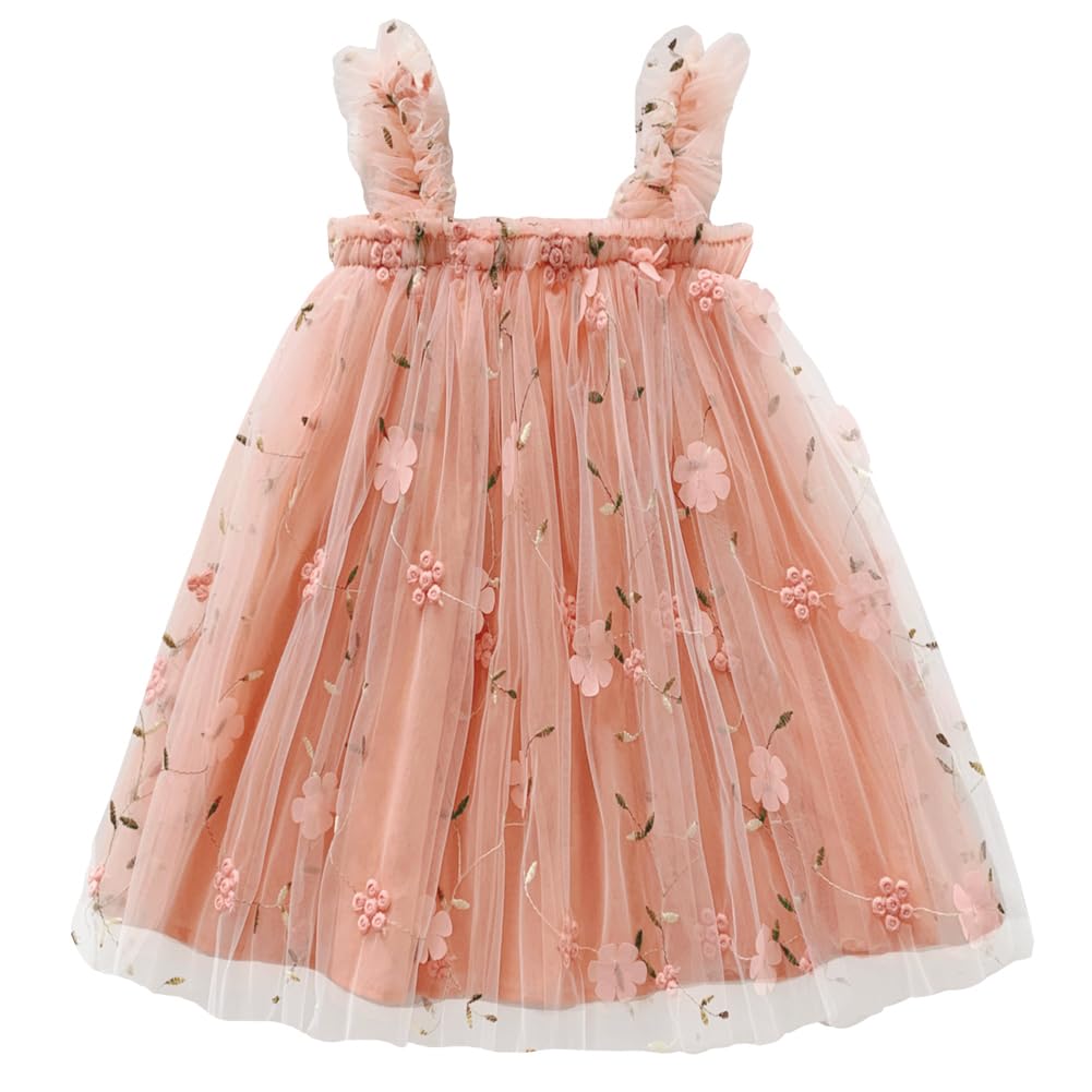 AERBA DRESS Wedding Flower Girl Dresses Layered Tulle Flower Dress Baby Girl Princess Skirt