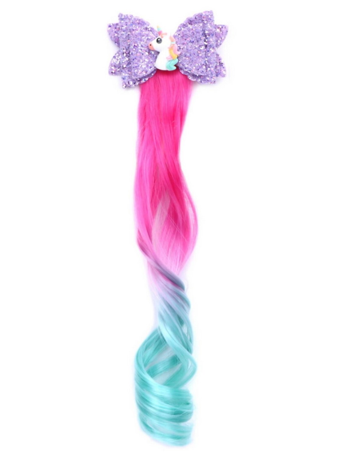 Aerba Kids Girls Unicorn Wig Bow Top Hairpin Baby Wings Princess Cute Hair Accessories