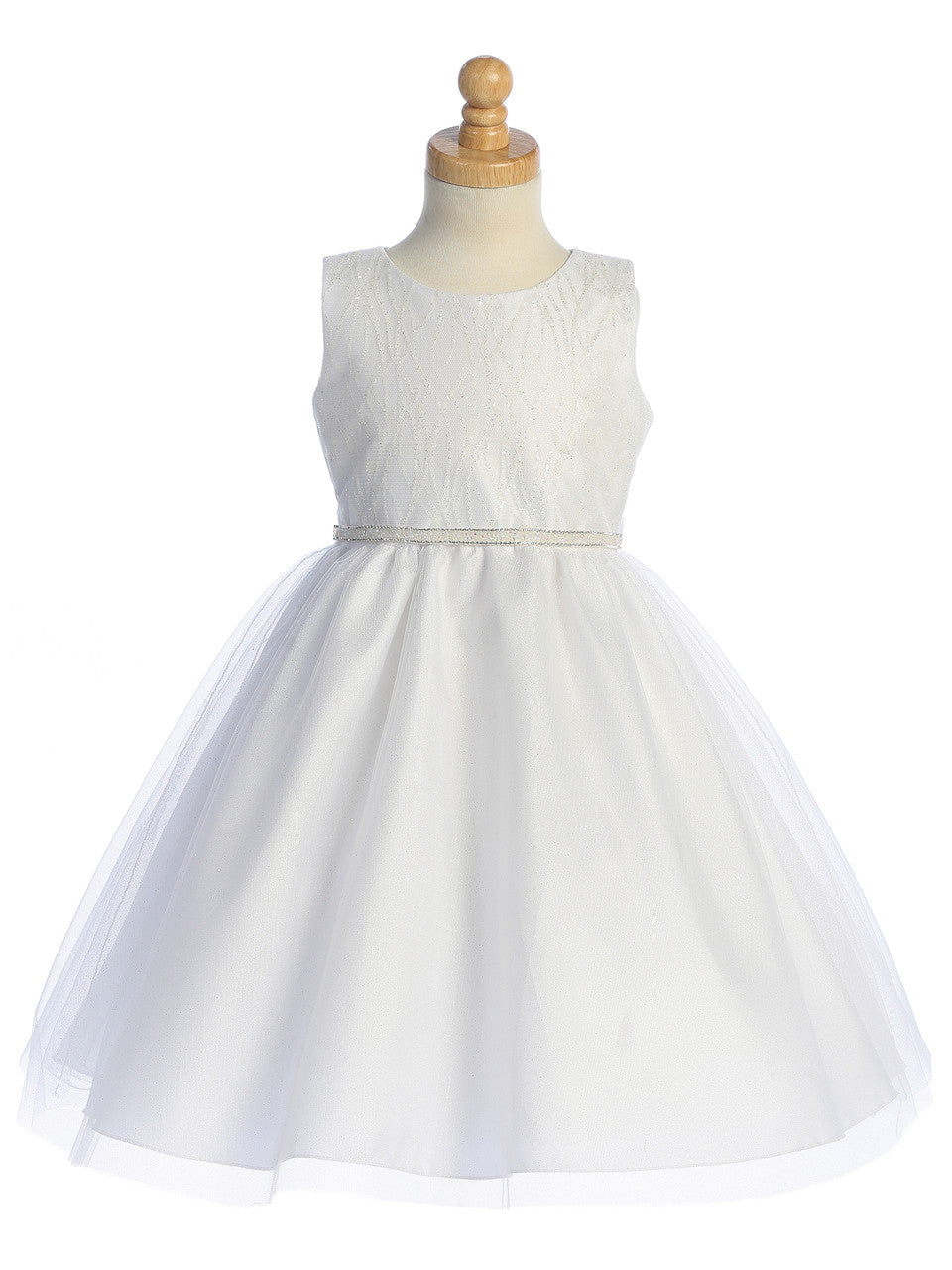 AERBA DRESS Wedding Flower Girl Dresses A Line Sleeveless Glitter Tulle Dress Princess Dress