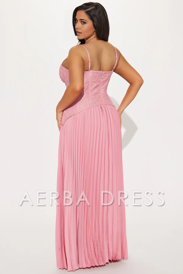 AERBA DRESS Formal Wear Dresses Charming A Line Spaghetti Straps Corset with Pleated Fashion Prom Dress