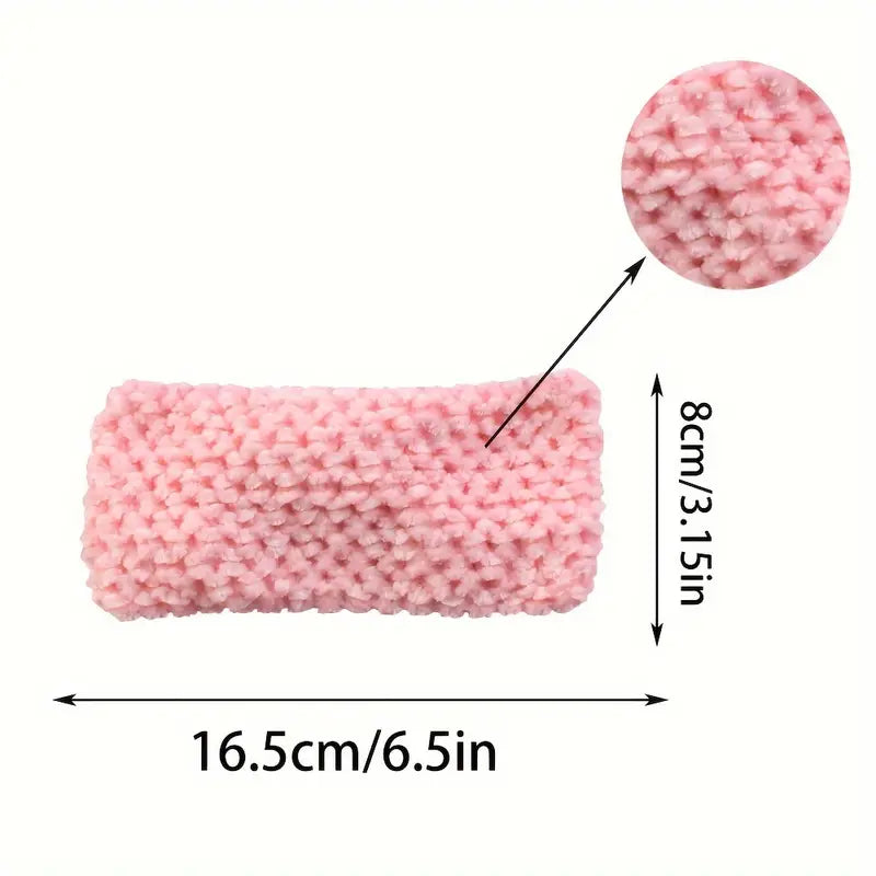 Aerba Hair Accessories 8pcs Colorful Elastic Knitted Headband, Wide Soft And Comfortable Headband For Girls