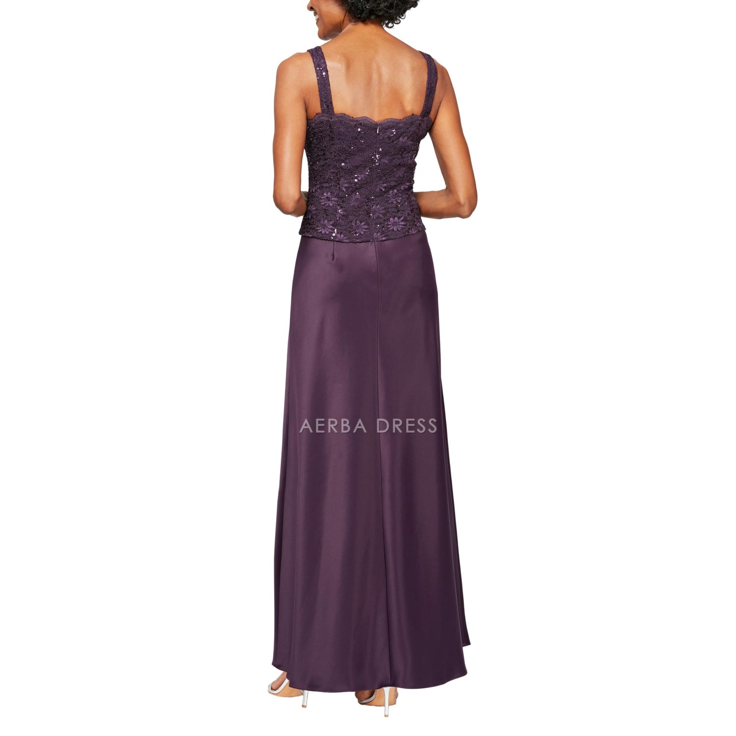 AERBA DRESS Mother of The Bride Dress Two Piece with Lace Jacket Exquisite High Quality Dresses Wedding Guests Dresses