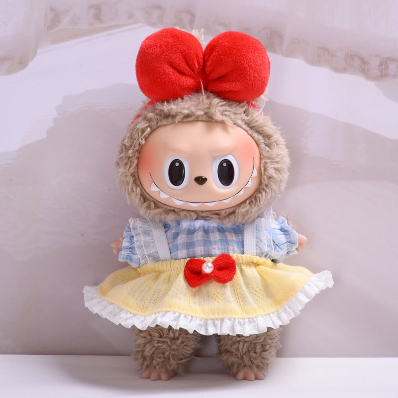 Handmade Labubu Outfit dress set for spring and summer Snow White dress (not including dolls)