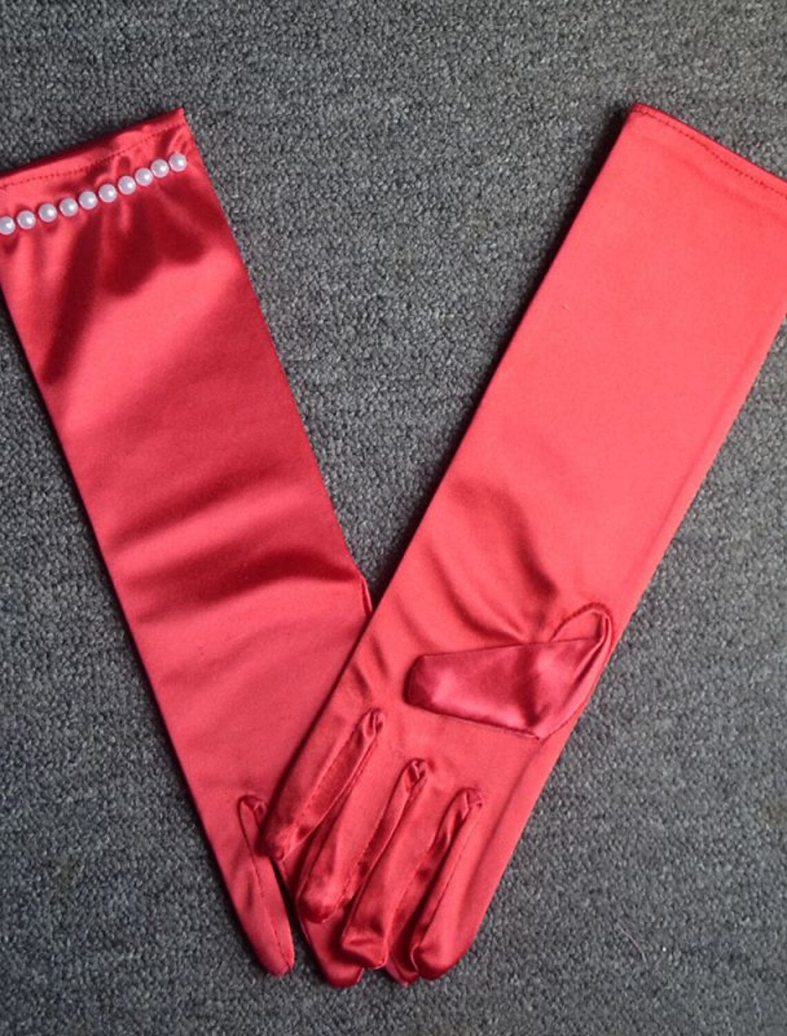 Aerba 2 Pieces Toddler Girls' Active / Sweet Wedding / Party Solid Color Cotton Gloves off white / Black / White M / L