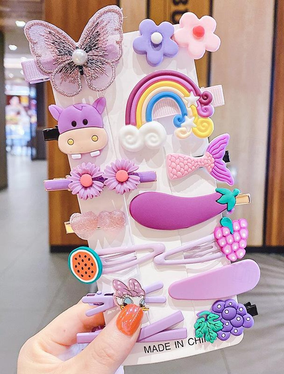 Aerba Girl's Hair Clip, Princess Cute Girl Headwear, Baby's Small Clip,Children's Hair Clip,