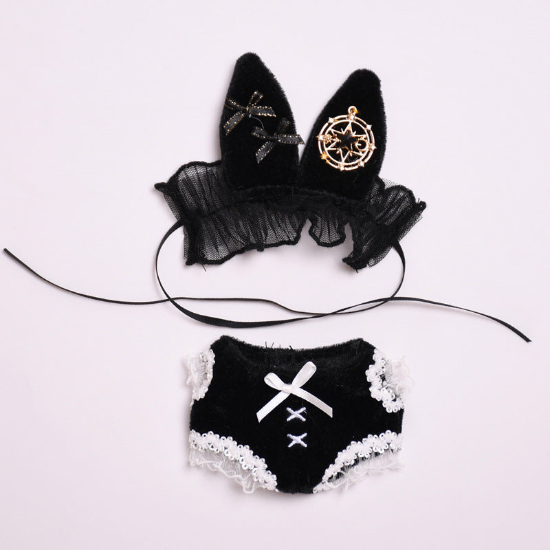 Handmade Labubu Outfit 17cm blind box pendant Labubu clothes fashionable bunny girl Labubu doll clothes cute (not including dolls)