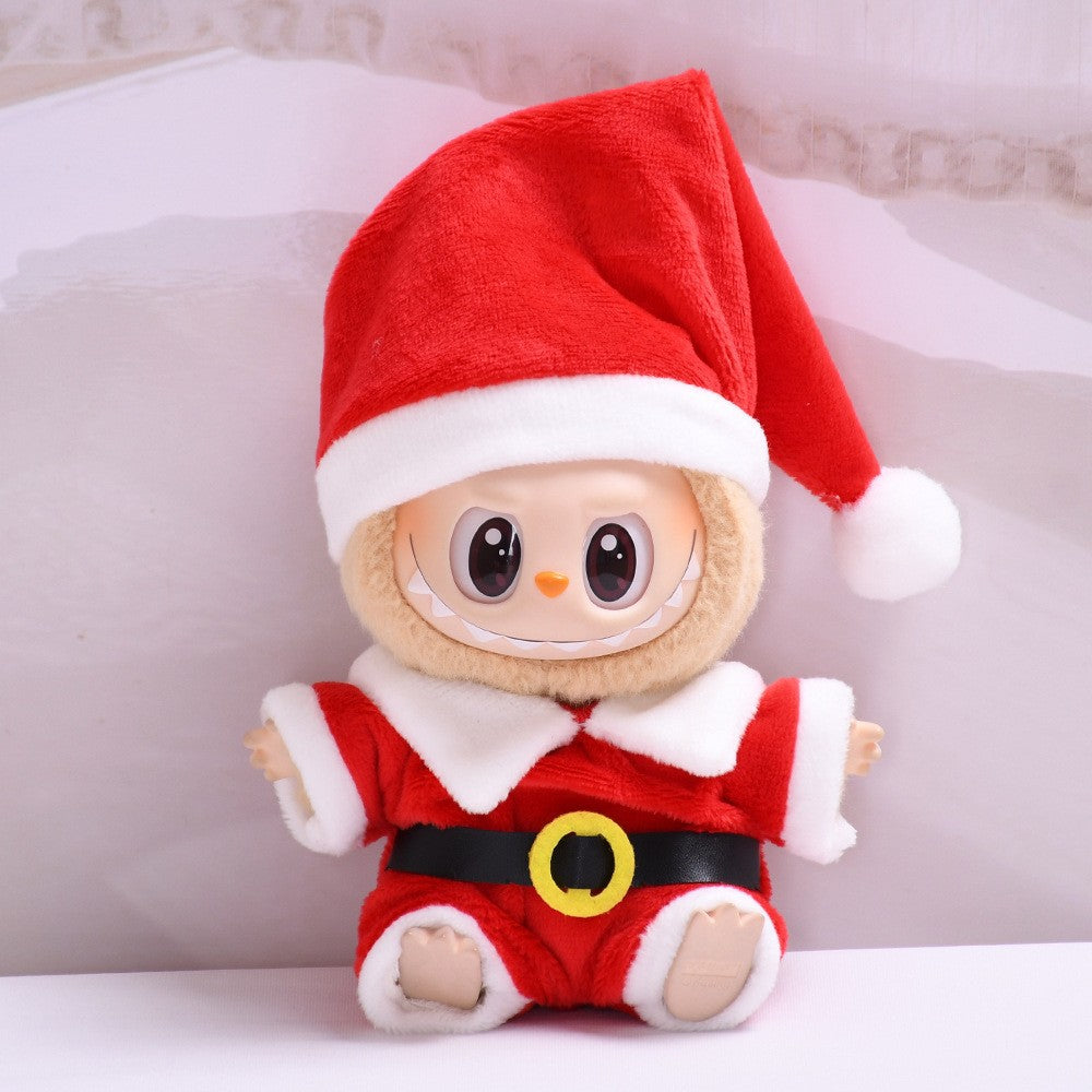 Handmade Labubu set can be paired with Labubu V1 Macaron and V2 seats including Christmas hats Christmas clothes belts and Labubu doll outfits (excluding dolls)
