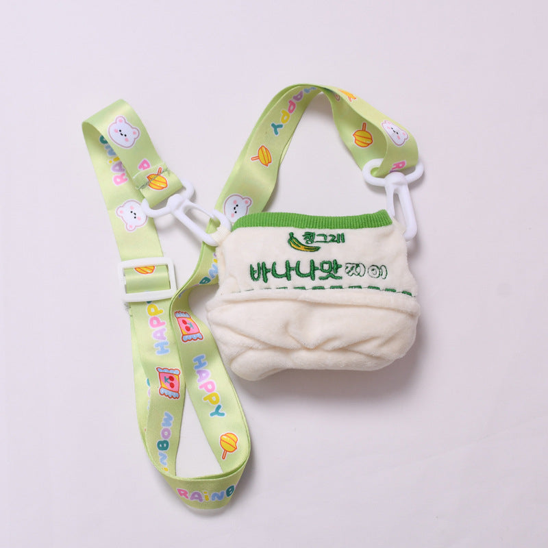 Handmade Labubu set can be paired with Labubu V1 Macaron and V2 seats banana crossbody bag and cloth replacement set for baby clothes (excluding dolls)