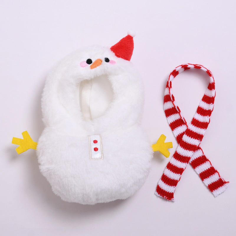 Handmade Labubu set can be paired with Labubu V1 Macaron and V2 seats The second-generation seat is made of canvas fabric and can be worn with Labubu vinyl pendants children's clothing snowman jumpsuit (excluding dolls)