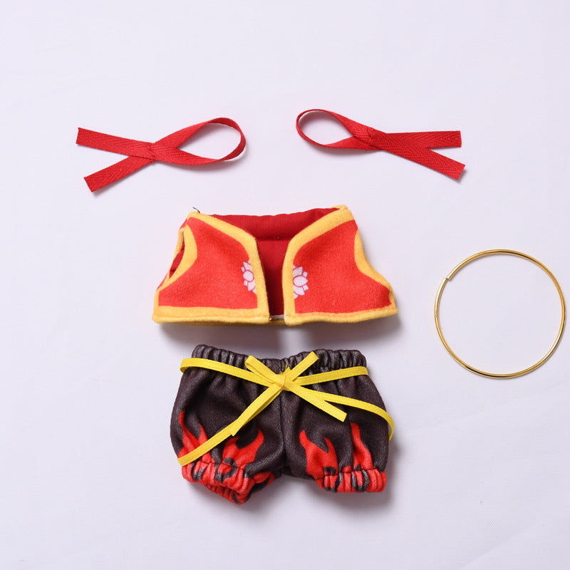 Handmade Labubu set can be paired with Labubu V1 Macaron and V2 seats Nezha vest Qiankun circle set Labubu doll clothing replacement (excluding dolls)