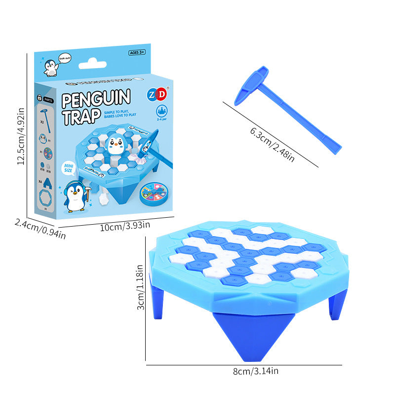 Aerba Ice Breaker Game Save Penguin On Ice Block Parent-child Interactive Board Game Toy Penguin Trap Activate Game Children's Gifts
