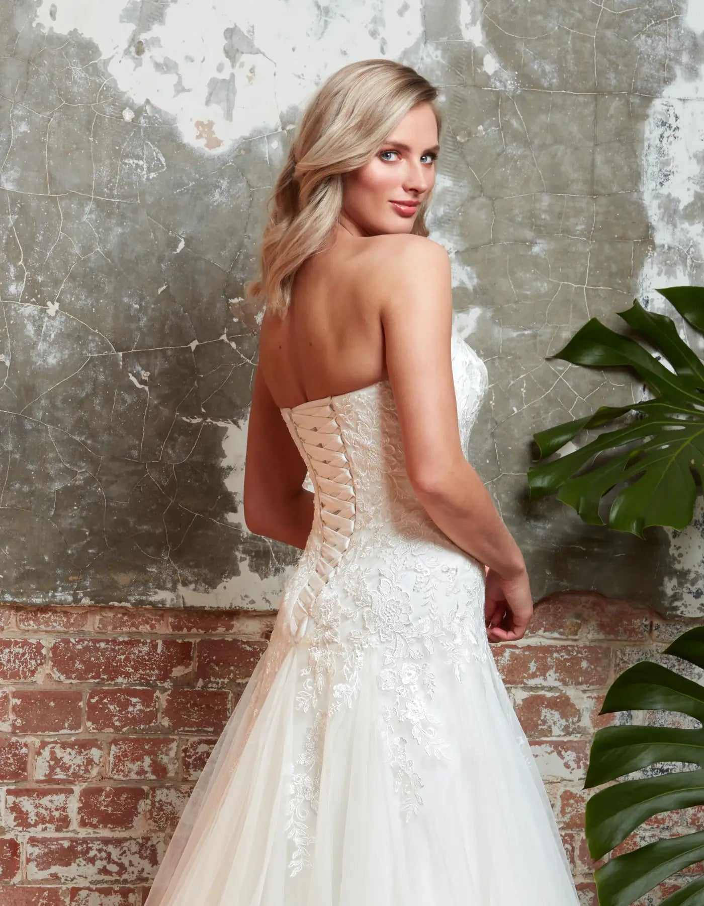 AerbaDress an elegant fit and flare with strapless bodice