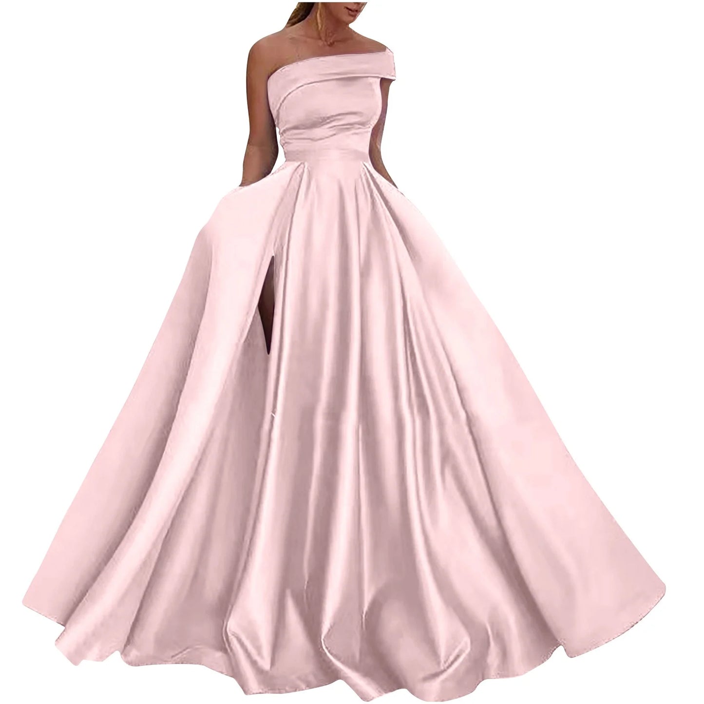 AerbaDress A Line Formal Evening Gowns Cocktail Dresses Off the Shoulder Prom Dress