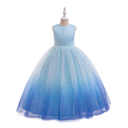 AERBA DRESS Wedding Flower Girl Dresses Tulle Dress Sparkle Pageant Dresses Princess Birthday Party Dress