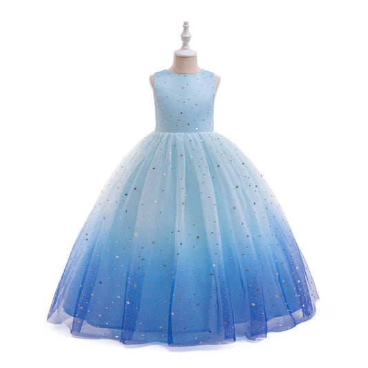 AERBA DRESS Wedding Flower Girl Dresses Tulle Dress Sparkle Pageant Dresses Princess Birthday Party Dress