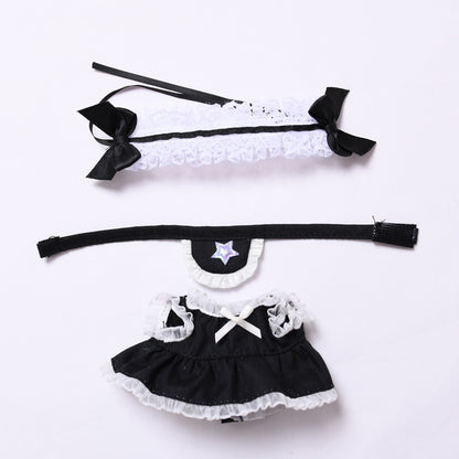 Handmade Labubu set can be paired with Labubu V1 Macaron and V2 seats star aprons maid dresses (excluding dolls)