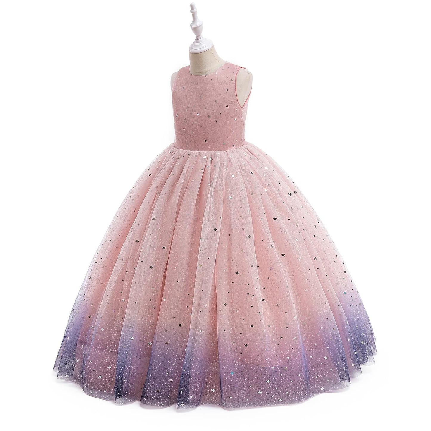 AERBA DRESS Wedding Flower Girl Dresses Tulle Dress Sparkle Pageant Dresses Princess Birthday Party Dress