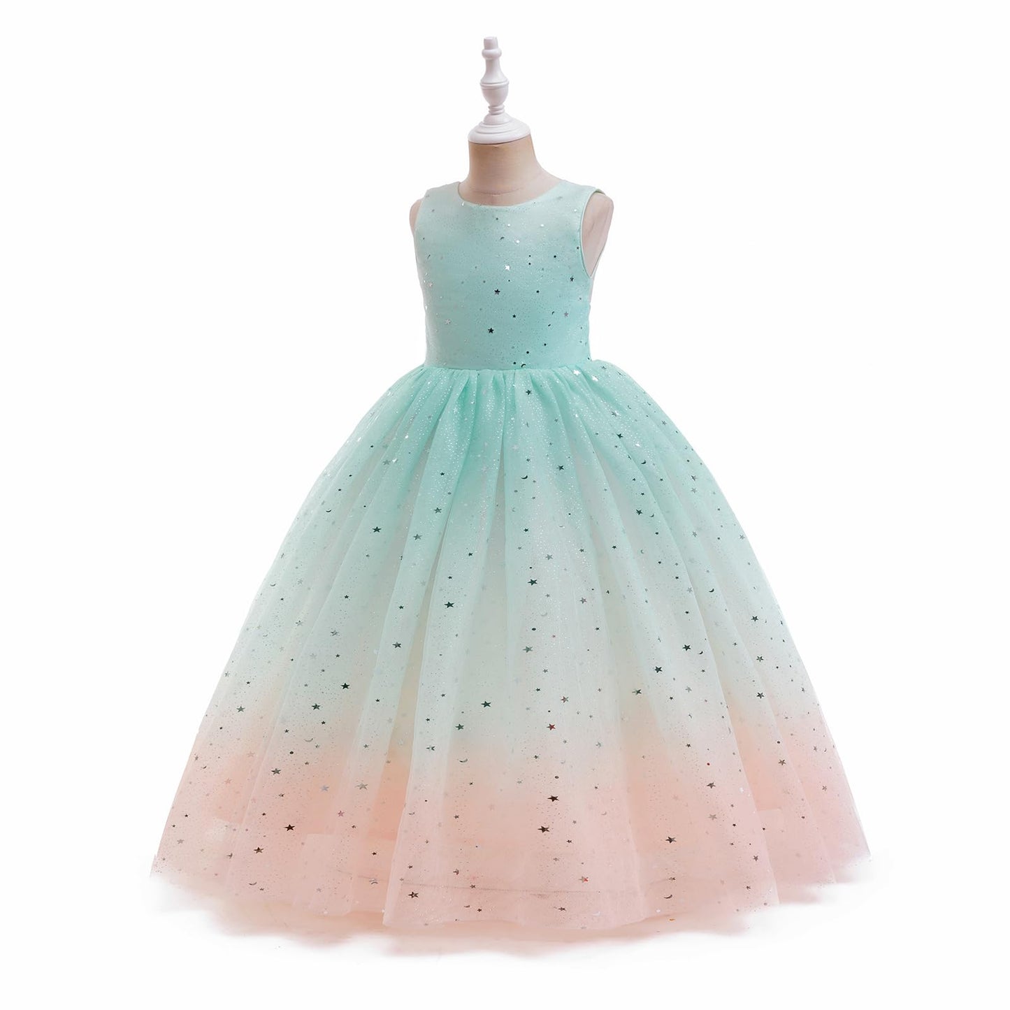 AERBA DRESS Wedding Flower Girl Dresses Tulle Dress Sparkle Pageant Dresses Princess Birthday Party Dress