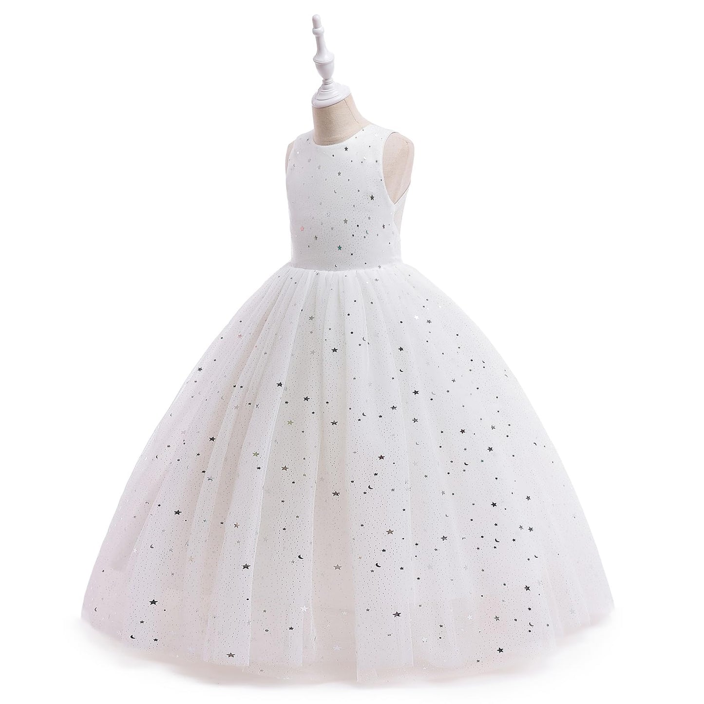 AERBA DRESS Wedding Flower Girl Dresses Tulle Dress Sparkle Pageant Dresses Princess Birthday Party Dress