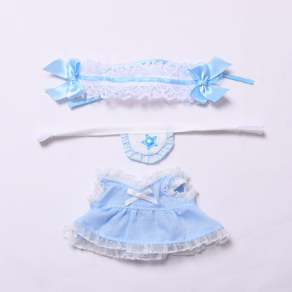 Handmade Labubu set can be paired with Labubu V1 Macaron and V2 seats star aprons maid dresses (excluding dolls)