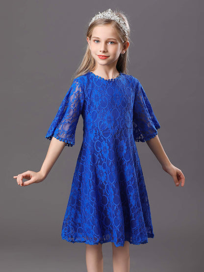 AERBA DRESS Wedding Flower Girl Dresses Lace Dress Vintage Country Wedding Party Dress