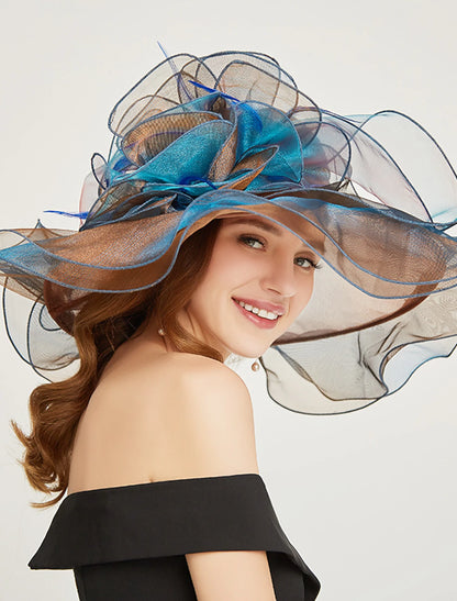 AerbaDress Organza Kentucky Derby Hat / Fascinators / Headdress with Tiered 1 PC Party / Evening / Business / Ceremony / Wedding / Tea Party Headpiece