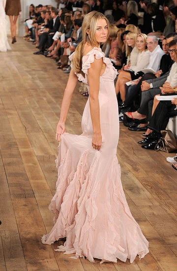 AERBA DRESS Prom Dress Mermaid V Neck Ruffle Long Elegant Fashion Formal Wear Dresses