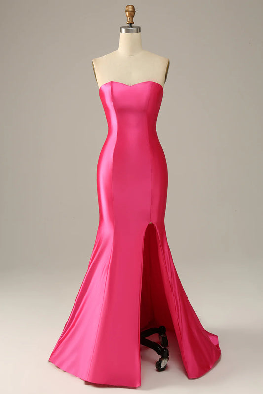 AerbaDress Fuchsia Sweetheart Mermaid Prom Dress