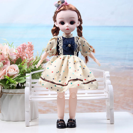 Aerba 30cm Trendy Confused Barbie Dress Up Doll 26 Joint Girl Toy Christmas Gift