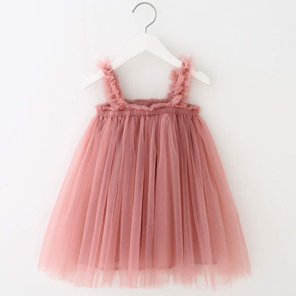 AERBA DRESS Wedding Flower Girl Dresses Layered Tulle Tutu Dress Baby Girl Rainbow Tutu Princess Skirt