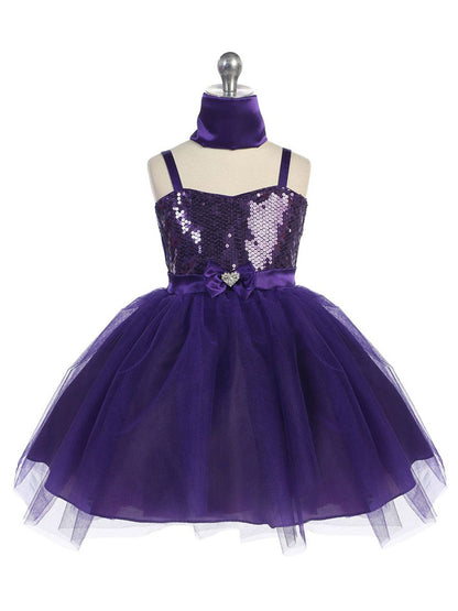 AERBA DRESS Wedding Flower Girl Dresses Spaghetti Strap Sweet Heart Neckline Sequin Bodice Crystal Tulle Skirt Princess Dress