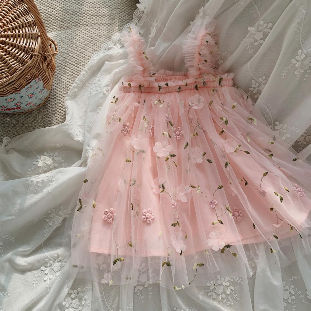AERBA DRESS Wedding Flower Girl Dresses Layered Tulle Flower Dress Baby Girl Princess Skirt