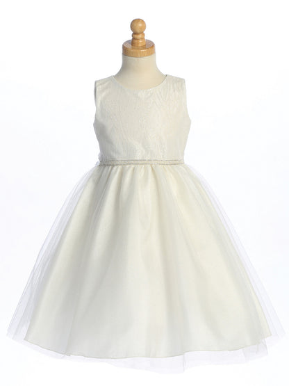 AERBA DRESS Wedding Flower Girl Dresses A Line Sleeveless Glitter Tulle Dress Princess Dress