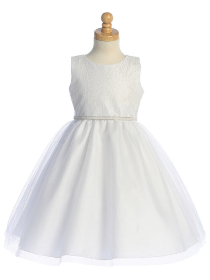 AERBA DRESS Wedding Flower Girl Dresses A Line Sleeveless Glitter Tulle Dress Princess Dress