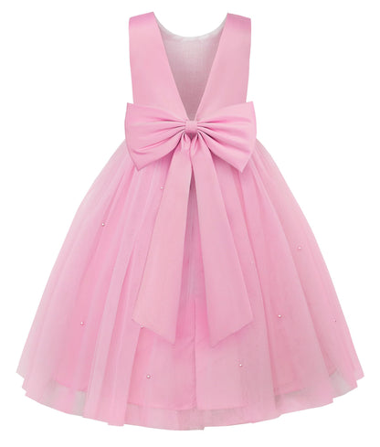 AERBA DRESS Wedding Flower Girl Dresses Wedding Satin Dresses Princess Birthday Party Prom Ball Gown