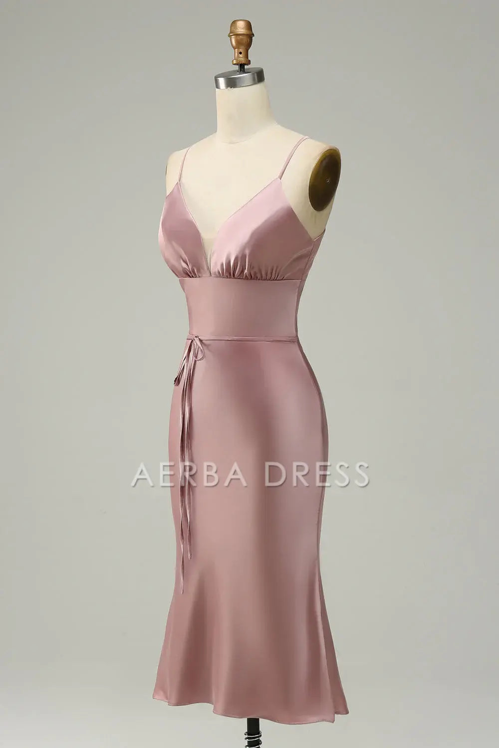 AERBA DRESS Formal Wear Dresses Elegant Simple Sheath Spaghetti Strap Sweetheart Short Skirt Prom Dress