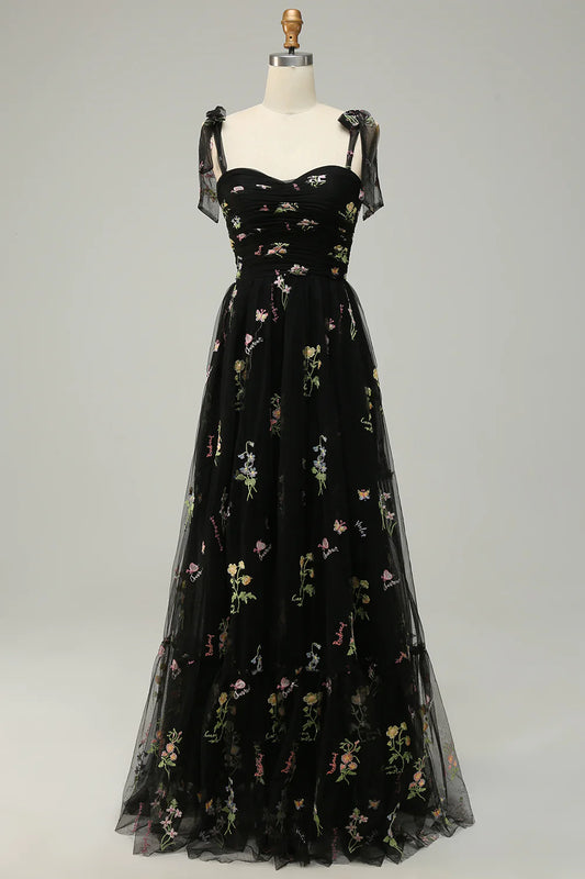 AerbaDress Embroidery Long Prom Dress