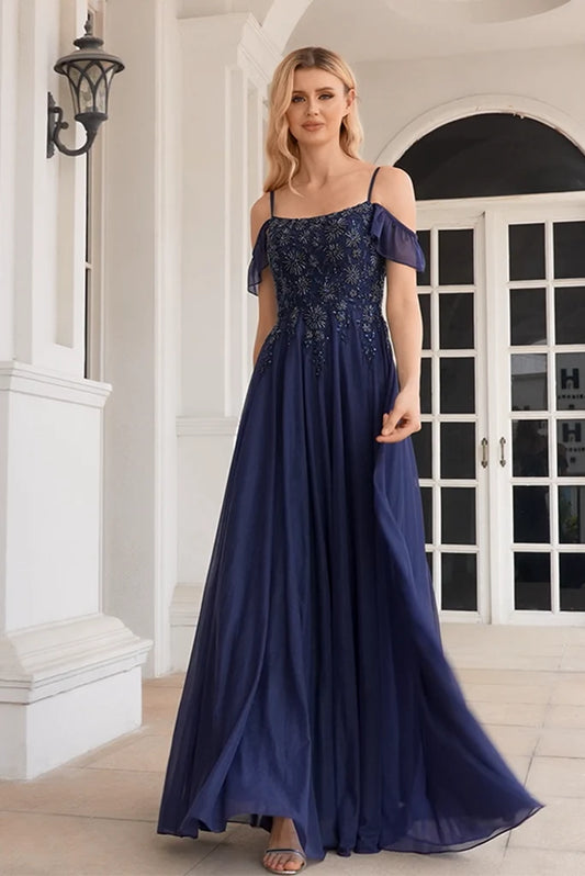 AerbaDress A Line Off The Shoulder Prom/Mother Of The Bride Dresses With Beaded New Arrival Sparkly