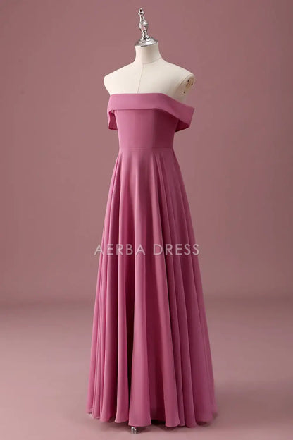 Junior Bridesmaid Dress A-Line Off The Shoulder Sleeveless Backless Pleated Elegant Long Girl Formal Dress