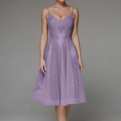 AerbaDress Fall Wedding Guest Dresses For Women Women's Elegant Midi Bodycon Dress Sleeveless Backless Ruffle Hem Formal Wedding Guest Dresses