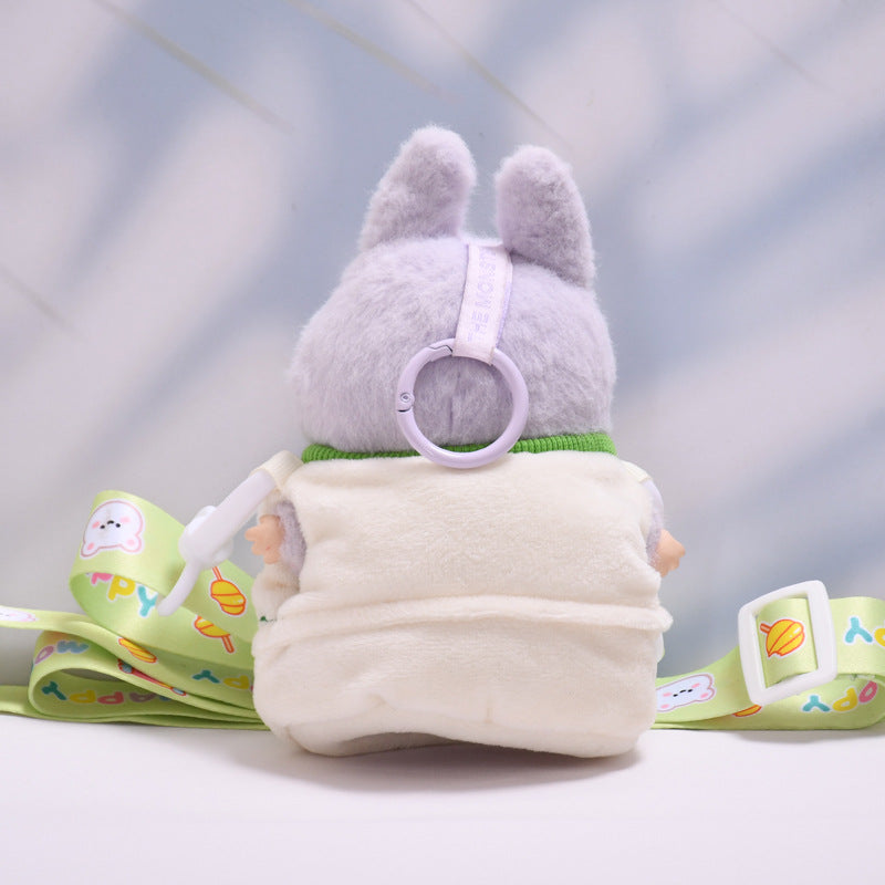 Handmade Labubu set can be paired with Labubu V1 Macaron and V2 seats banana crossbody bag and cloth replacement set for baby clothes (excluding dolls)