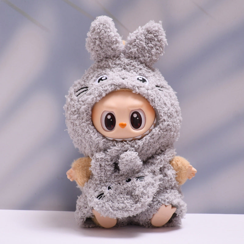 Handmade Labubu Outfit first and second generation pendant Labubu clothes plush three eyed monster dragon cat Labubu doll clothing replacement (not including dolls)