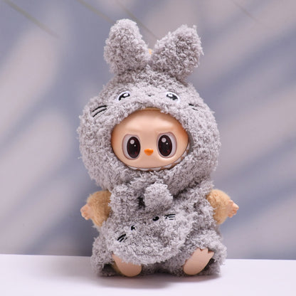 Handmade Labubu Outfit first and second generation pendant Labubu clothes plush three eyed monster dragon cat Labubu doll clothing replacement (not including dolls)