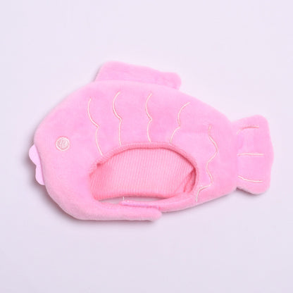 Handmade Labubu set can be paired with Labubu V1 Macaron and V2 seat 17cm pendant canvas clothing accessories pink goldfish head cover keychain Labubu cute hat (excluding dolls)