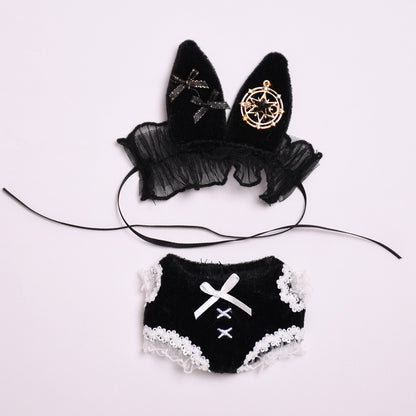 Handmade Labubu Outfit 17cm blind box pendant Labubu clothes fashionable bunny girl Labubu doll clothes cute (not including dolls)