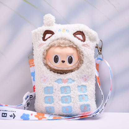 Handmade Labubu set can be paired with Labubu V1 Macaron and V2 seats gaming consoles mobile phones crossbody bags Labubu dolls clothing accessories (excluding dolls)